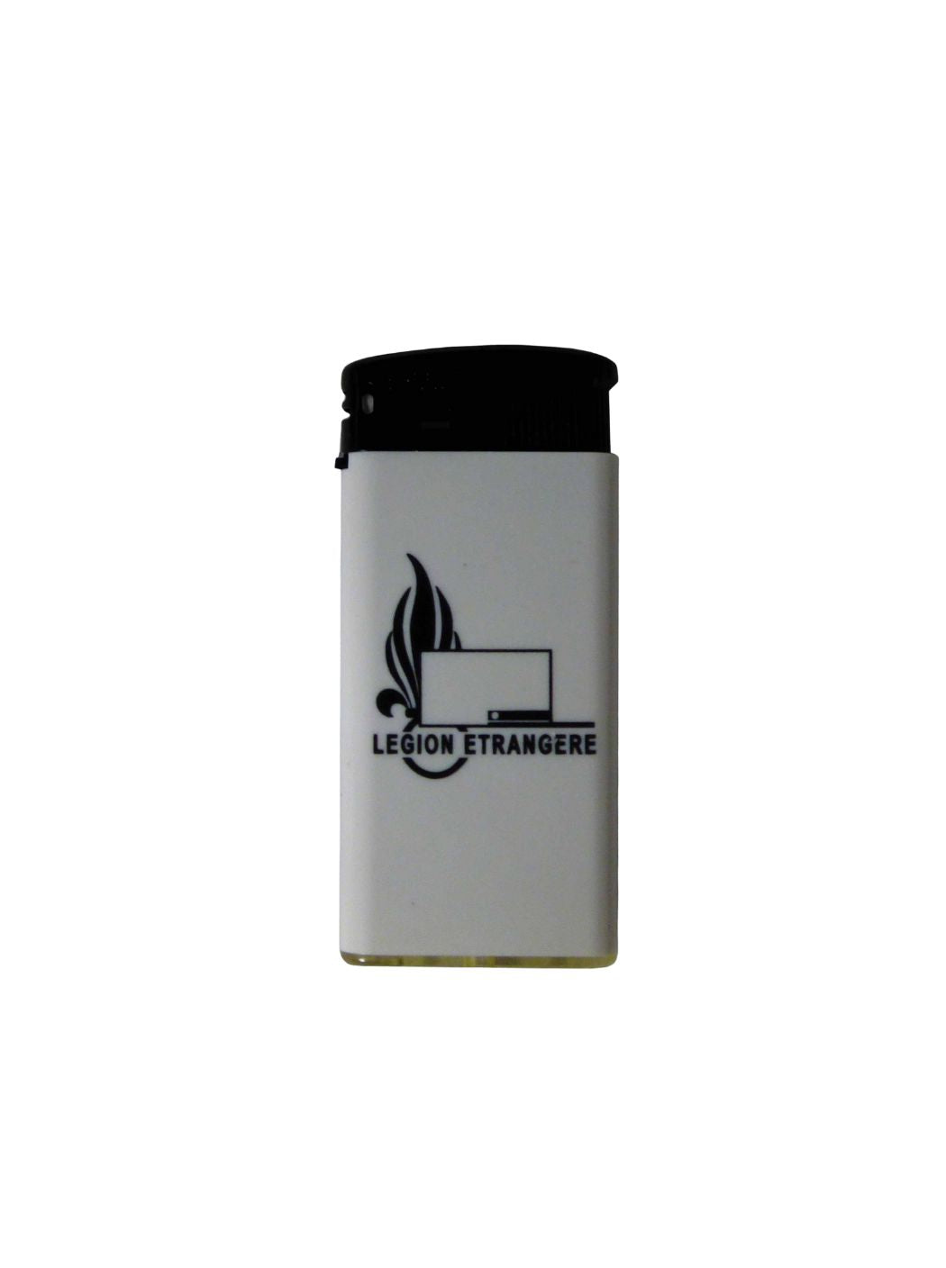 Flat lighter with kepi logo