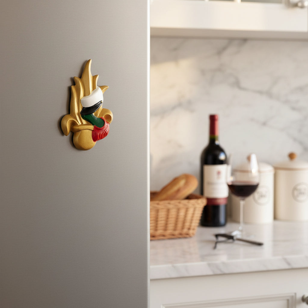 Magnet Logo Képi épaulette flamme