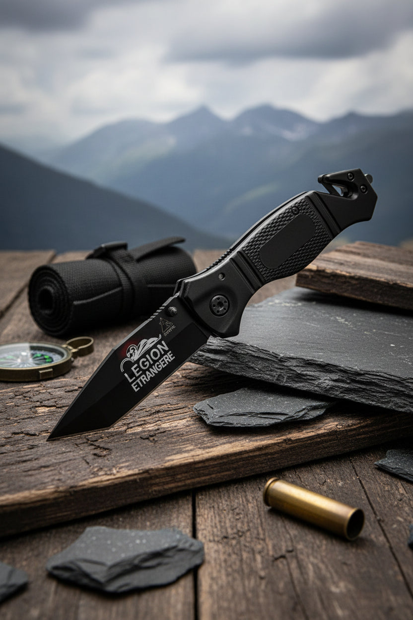 Couteau black rescue