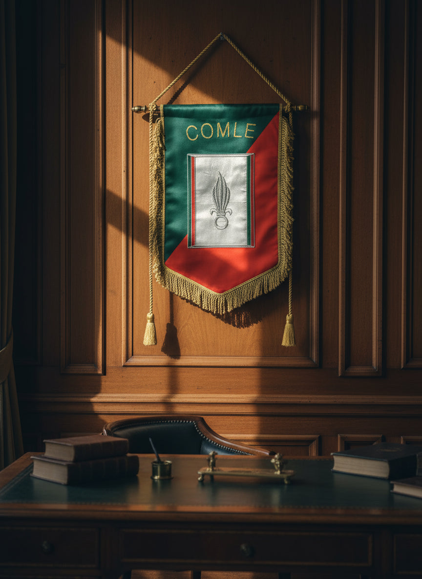 Bannière brodée COMLE