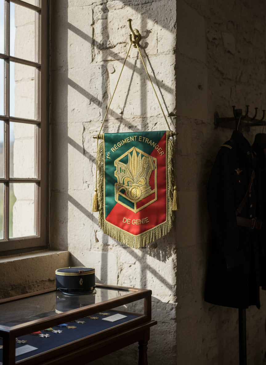 Bannière brodée 1°REG