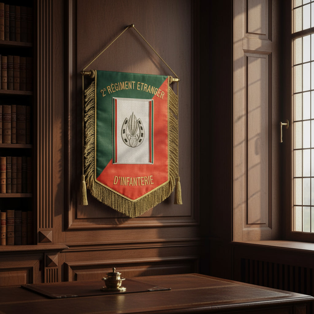 Bannière brodée 2°REI