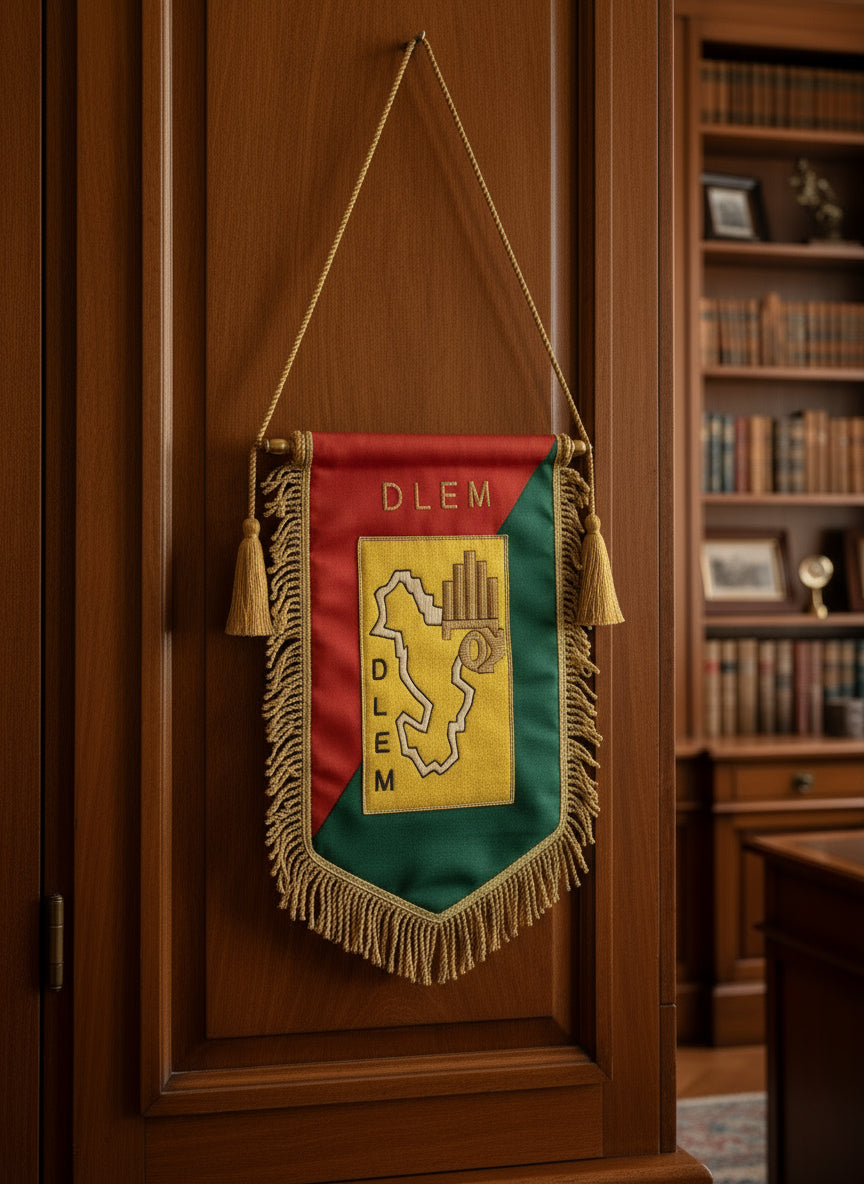 Bannière brodée DLEM