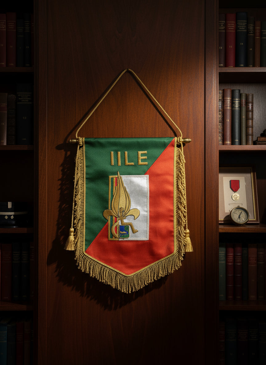 Bannière brodée IILE