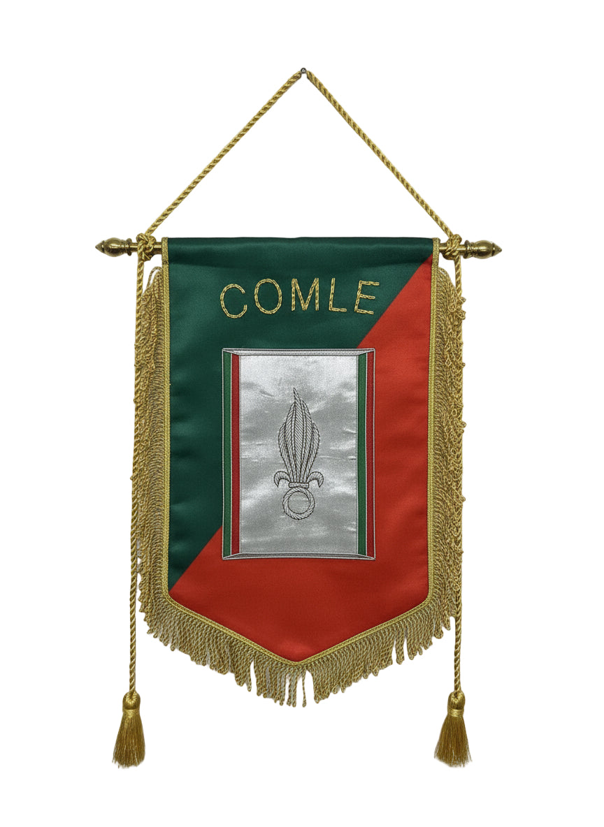 Bannière brodée COMLE