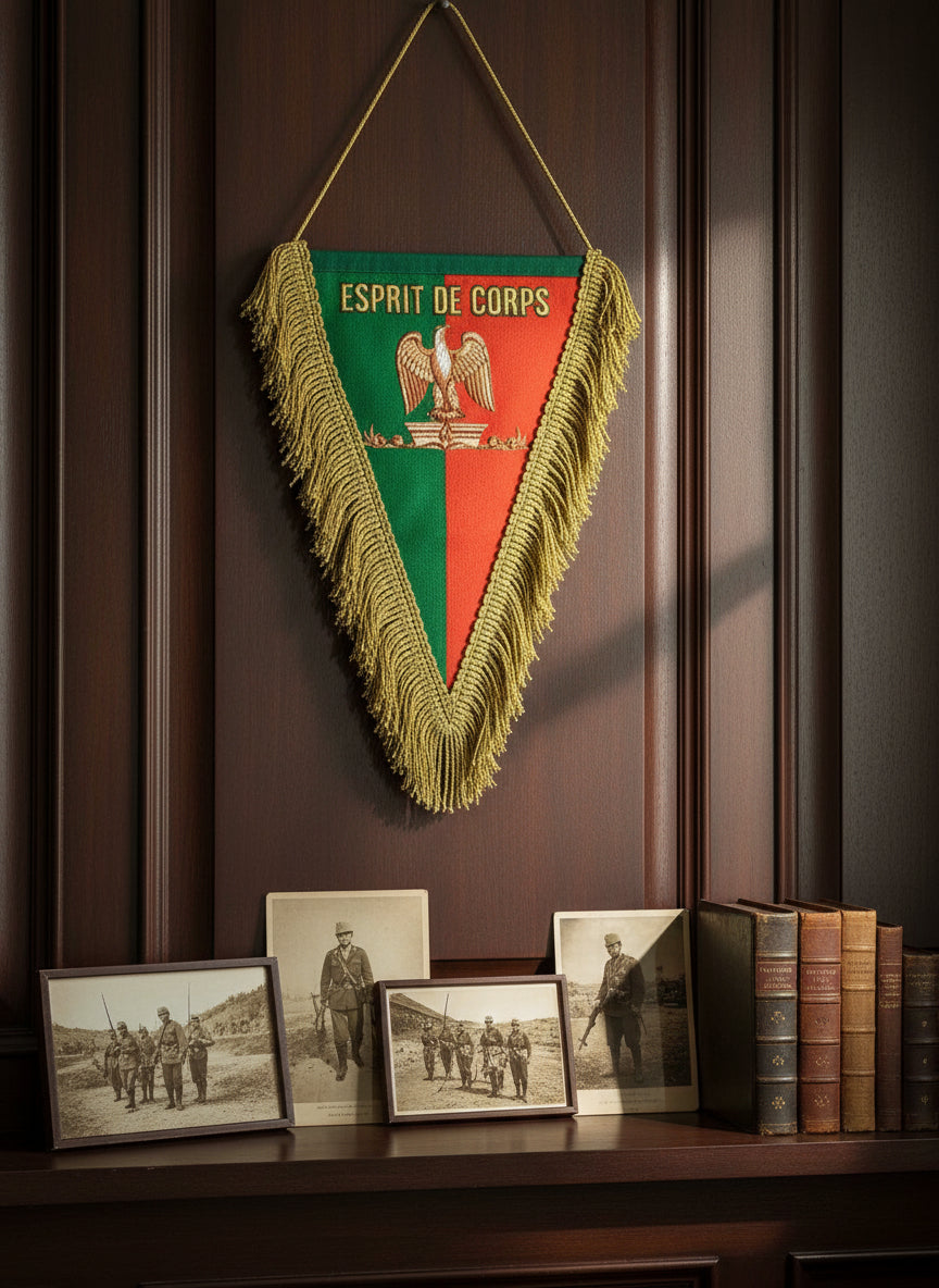 Fanion triangle Esprit de corps