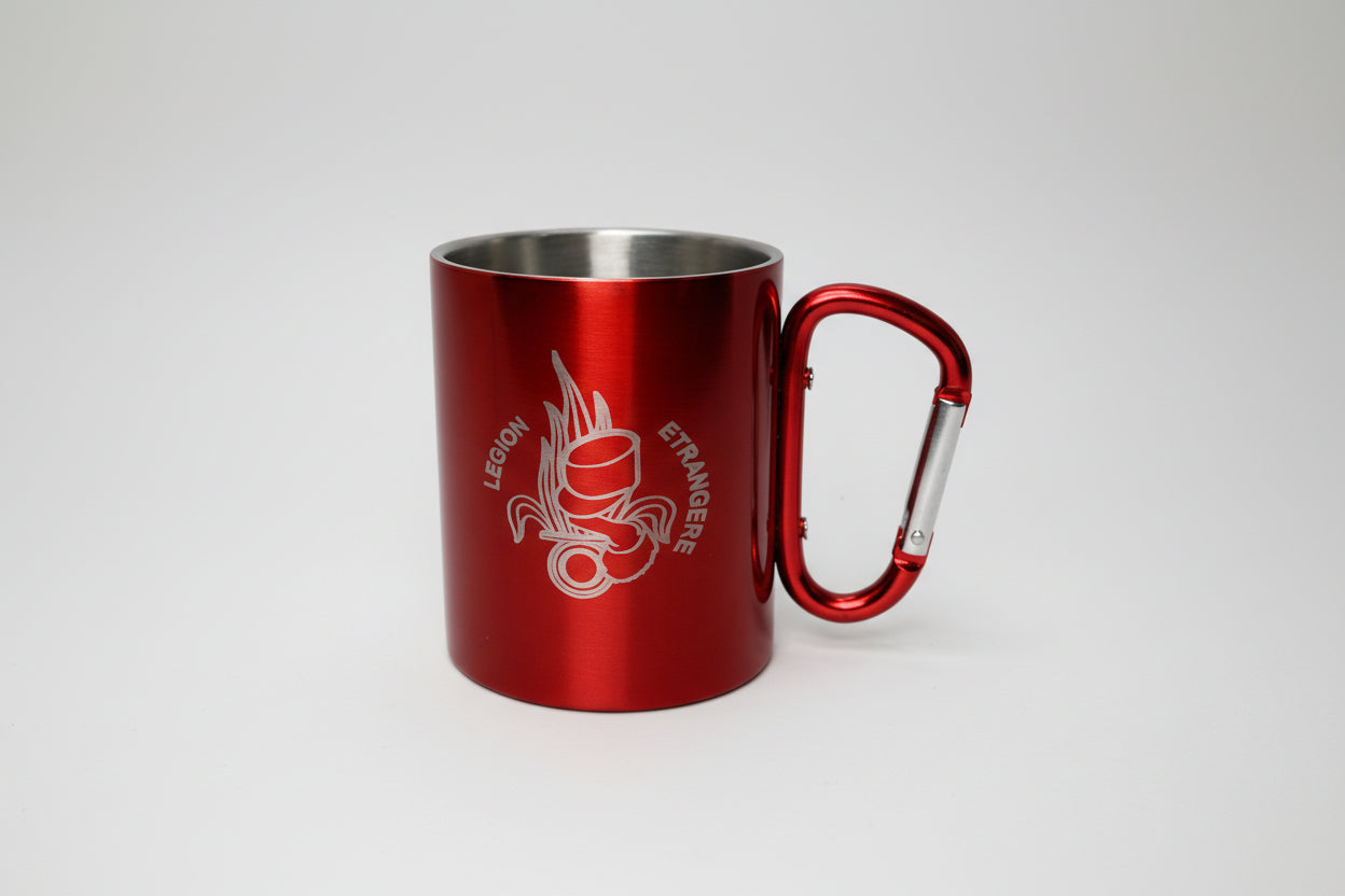 Mug en aluminium brossé