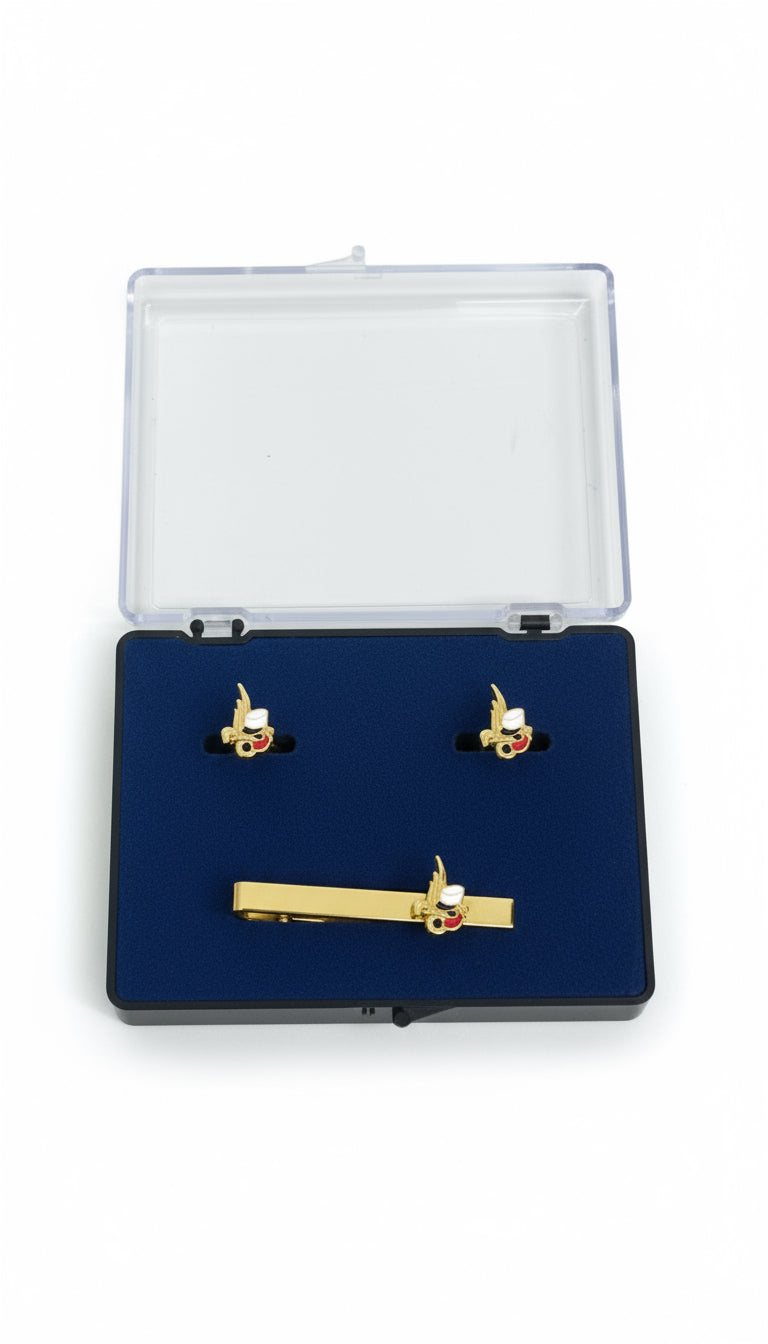 Coffret de Pinces à Cravate Boutons de Manchette Légion étrangère