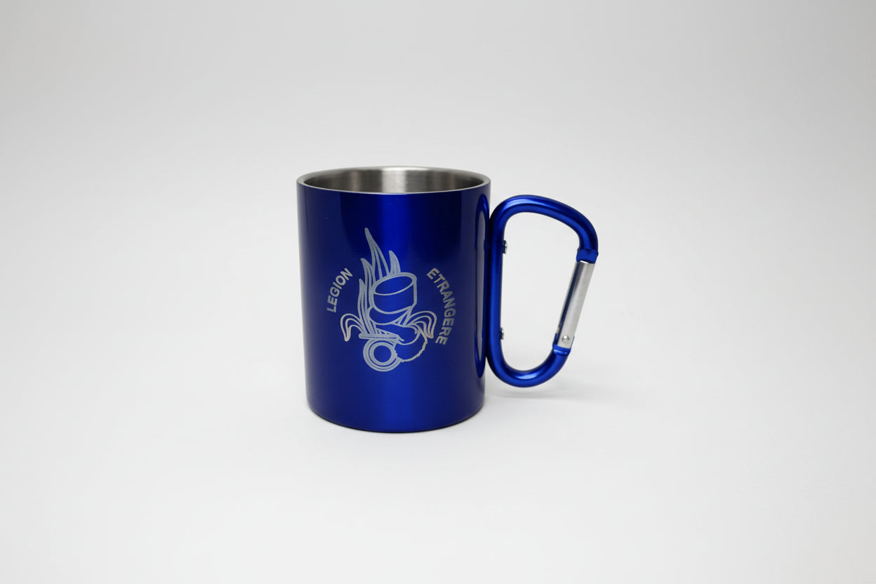 aluminum coffee mug Brushed aluminum mug