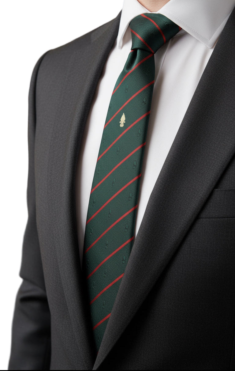 Cravate rayée Légion étrangère