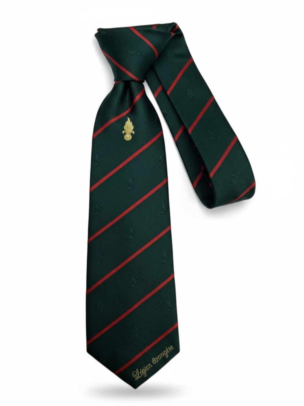 Cravate rayée Légion étrangère