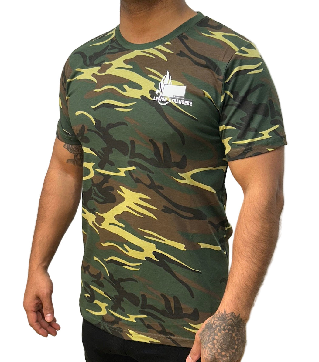T-Shirt camouflage logo képi Légion étrangère