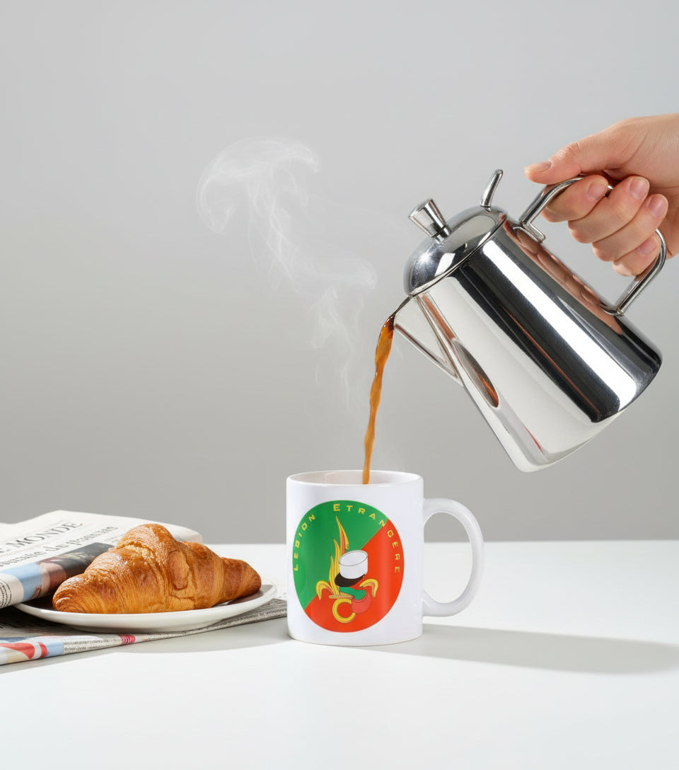 Mug Logo Légion Étrangère Vert et rouge