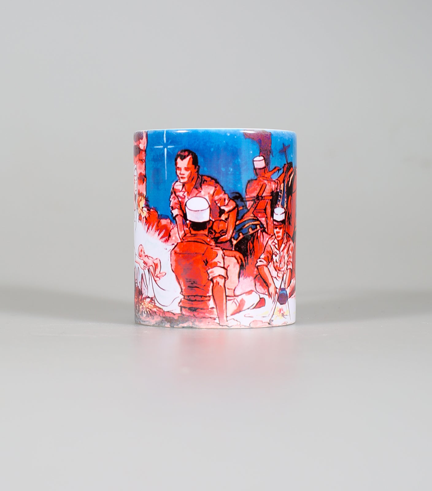 Christmas nativity scene mug "Christmas at the Foreign Legion"