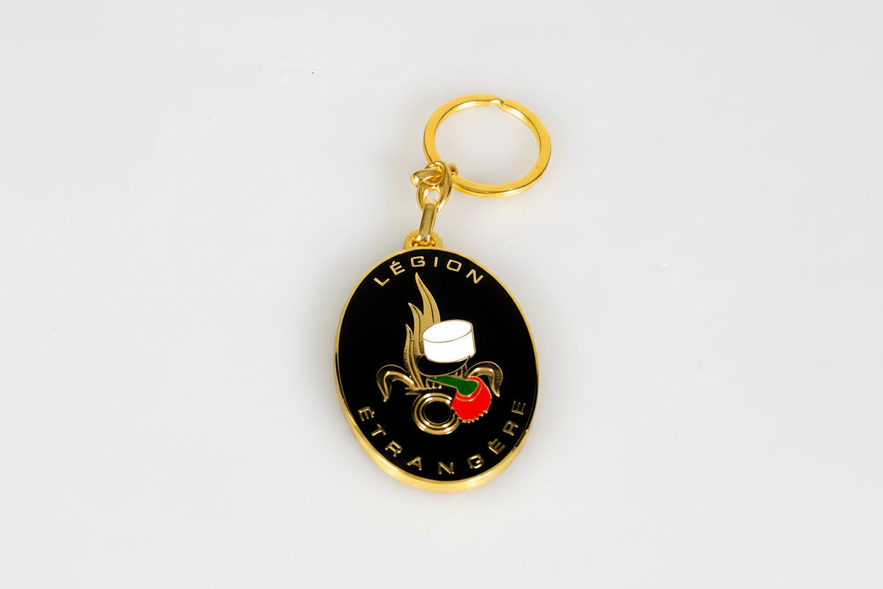 Porte-clés ovale luxe