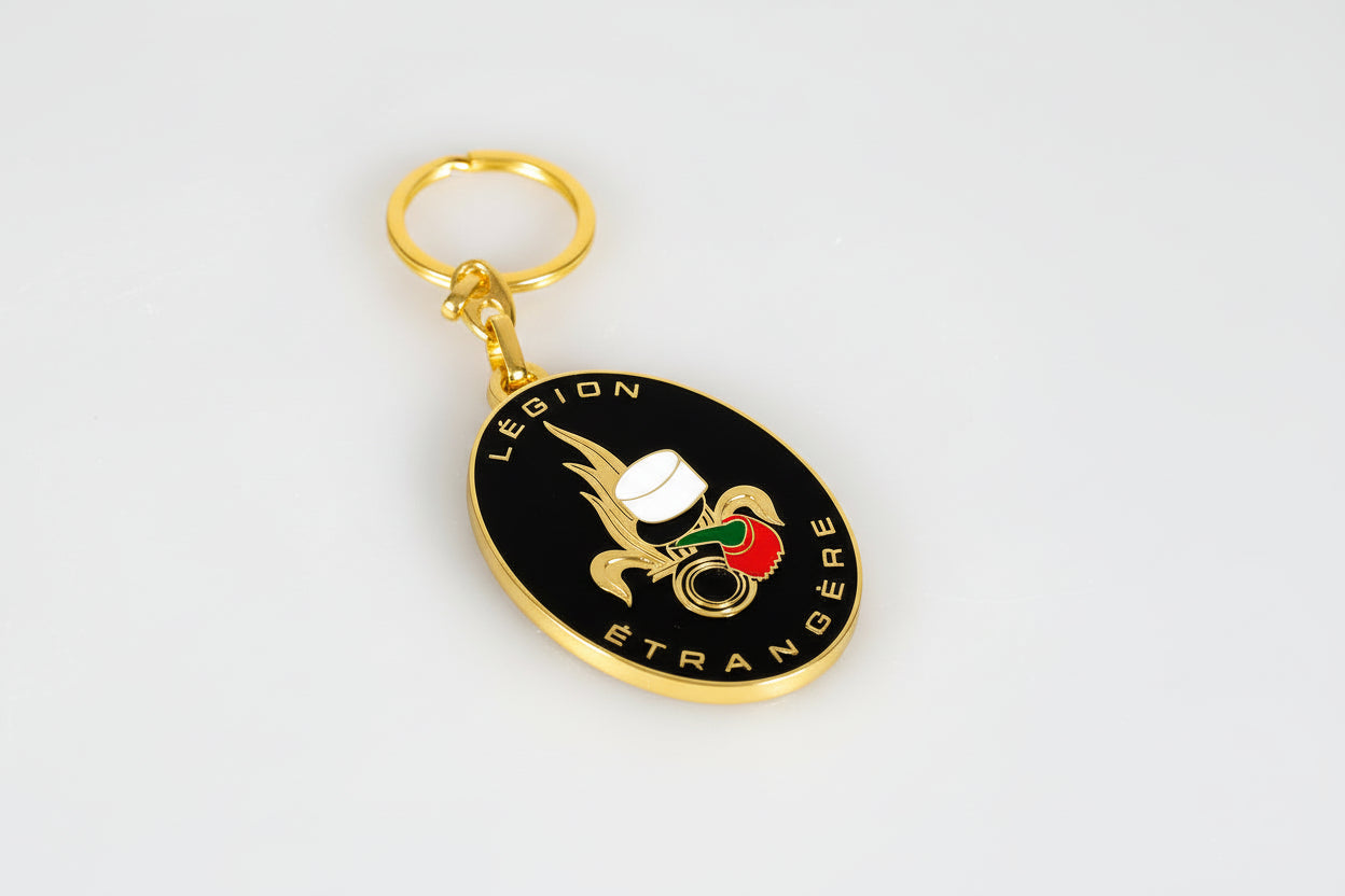 Porte-clés ovale luxe