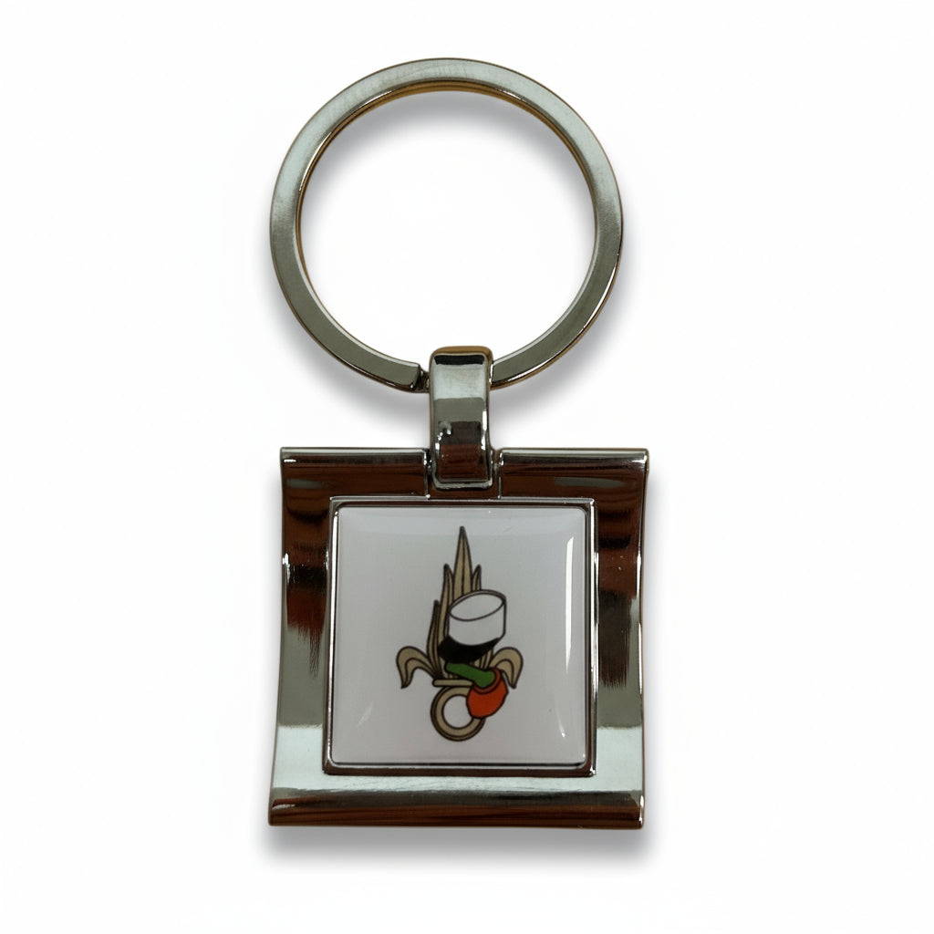 Porte-clés carré logo de la Légion étrangère