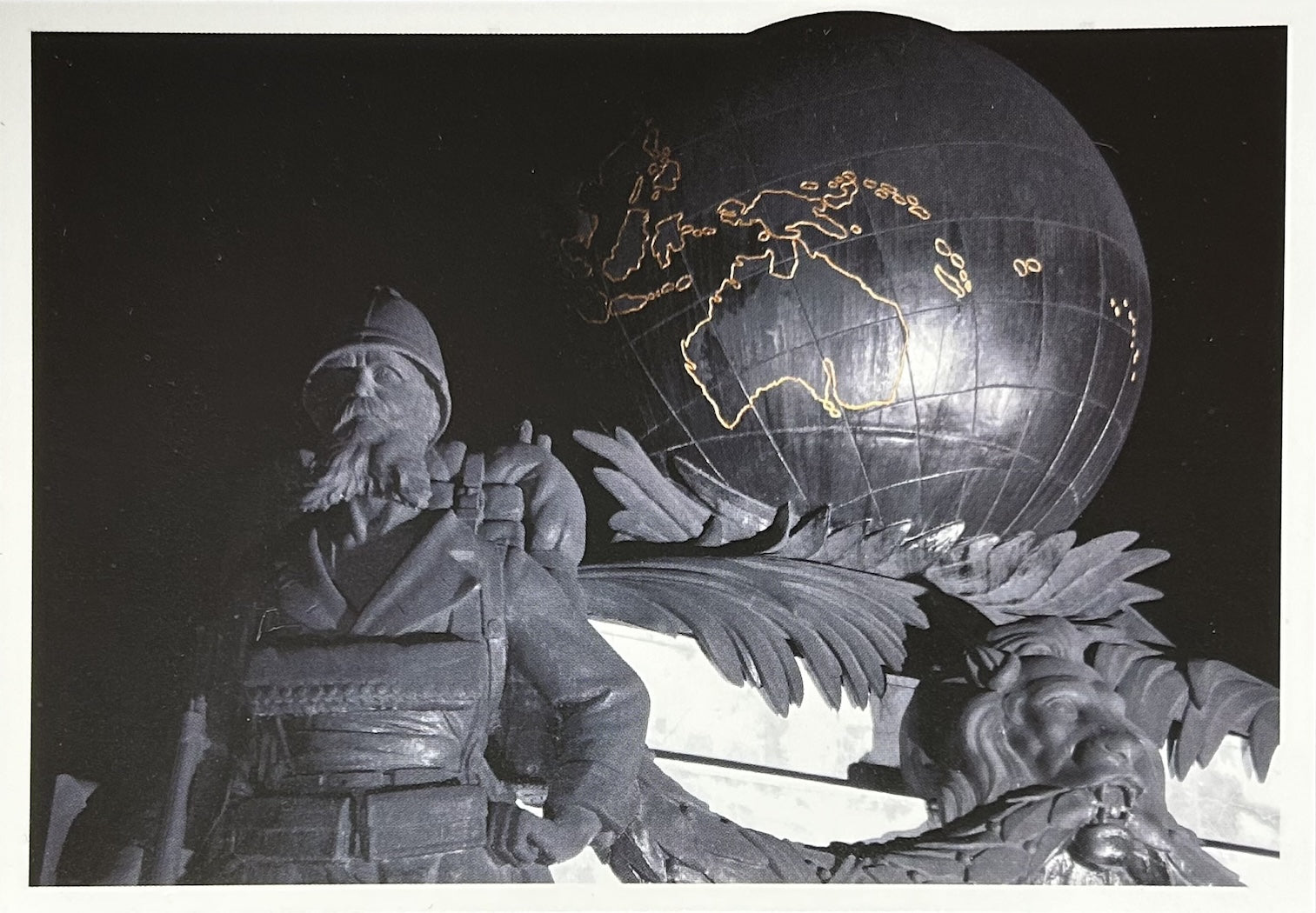 Carte postale mon globe