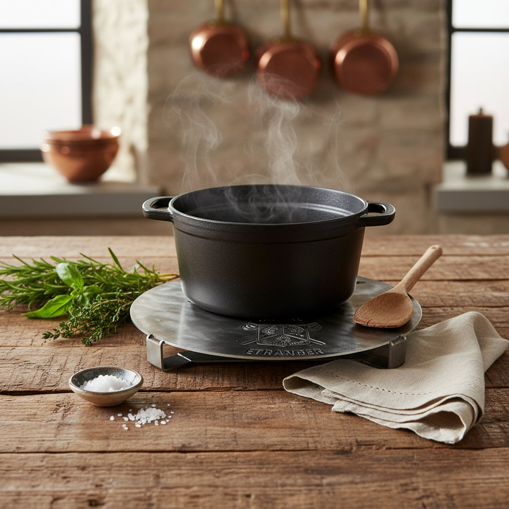 Dessous de plat en inox du 1e Régiment étranger de cavalerie (1°REC)