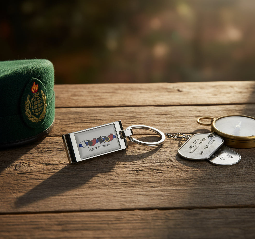 Porte-clés epoxy Légion étrangère