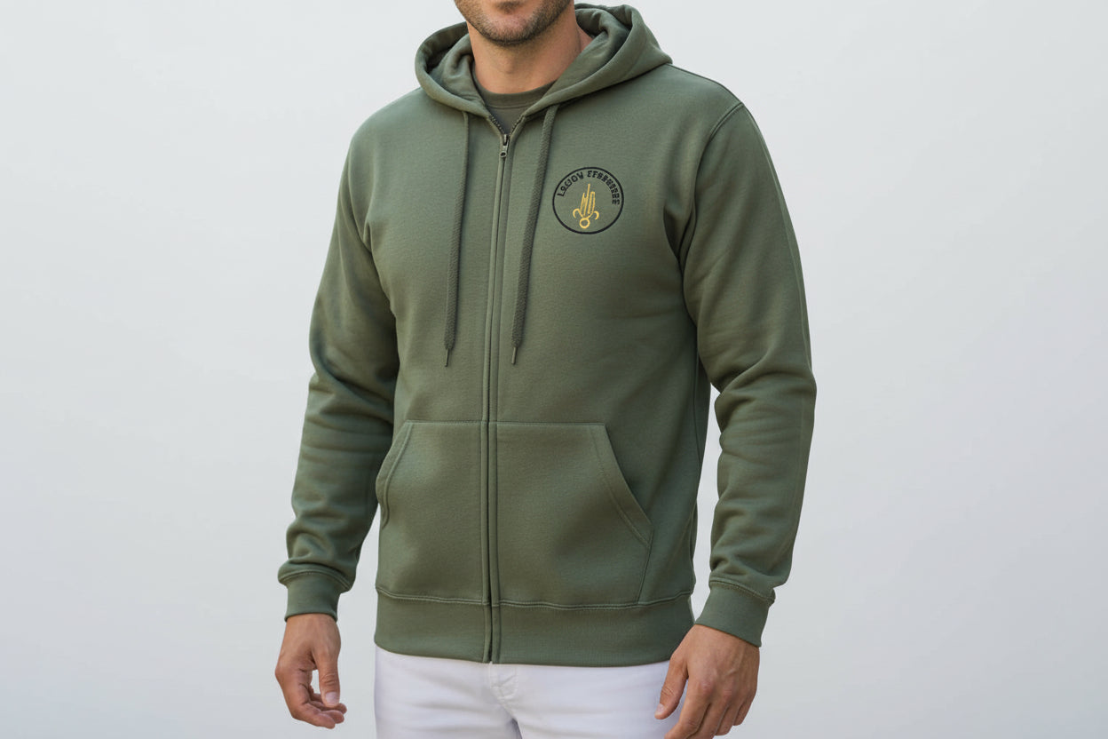 Sweat-shirt à capuche zippé