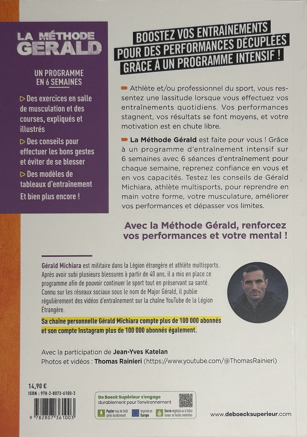 La méthode Gerald : Améliorer sa performance sportive