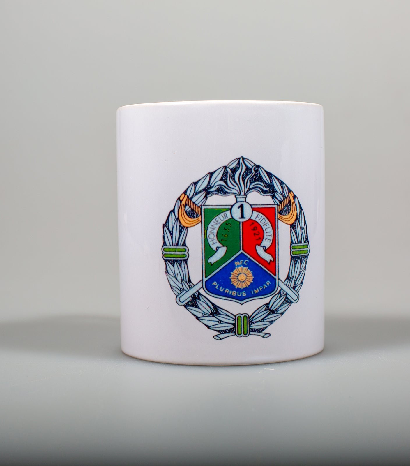 Mug Badge of the 1st Foreign Cavalry Regiment in Carpiagne