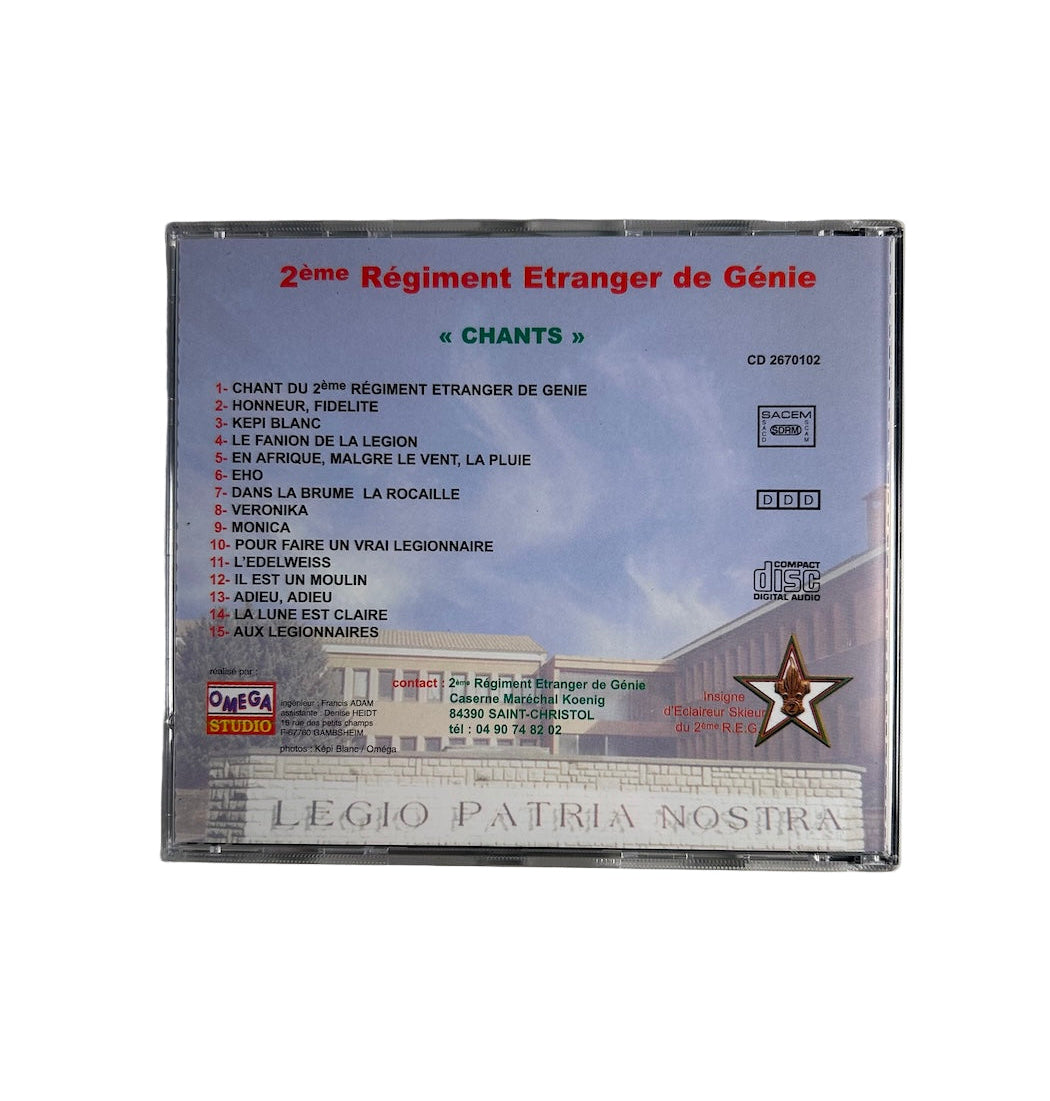 CD - Chants du 2°REG