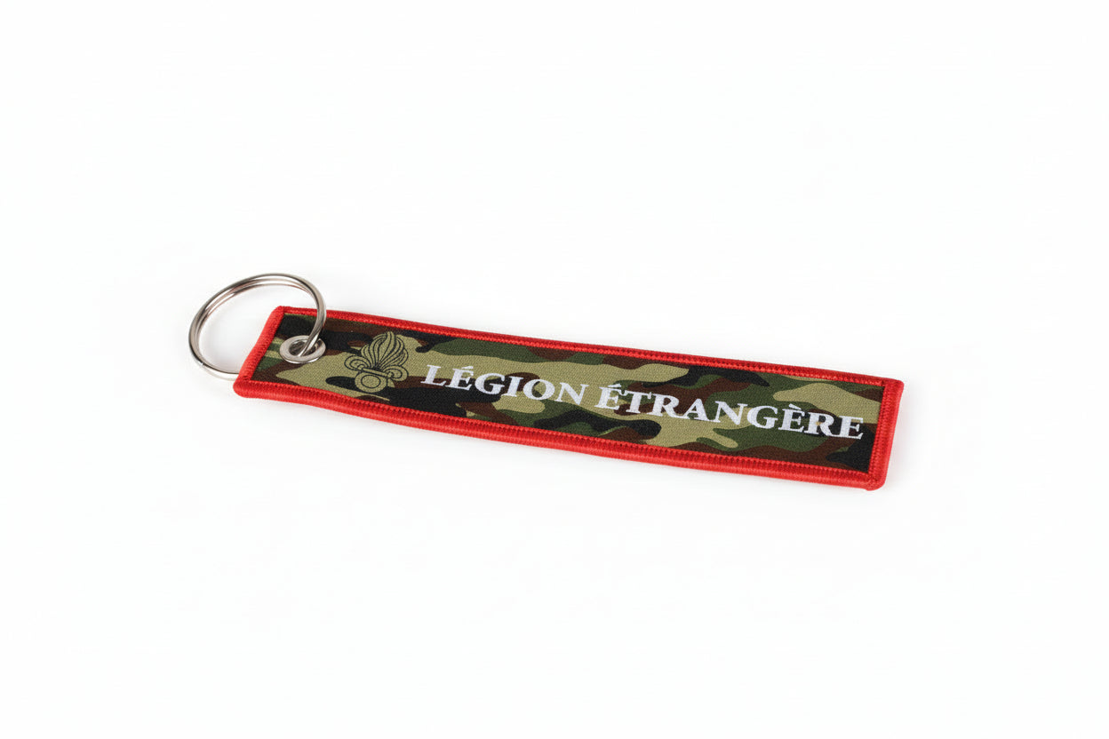 Porte-clés tissu camouflage