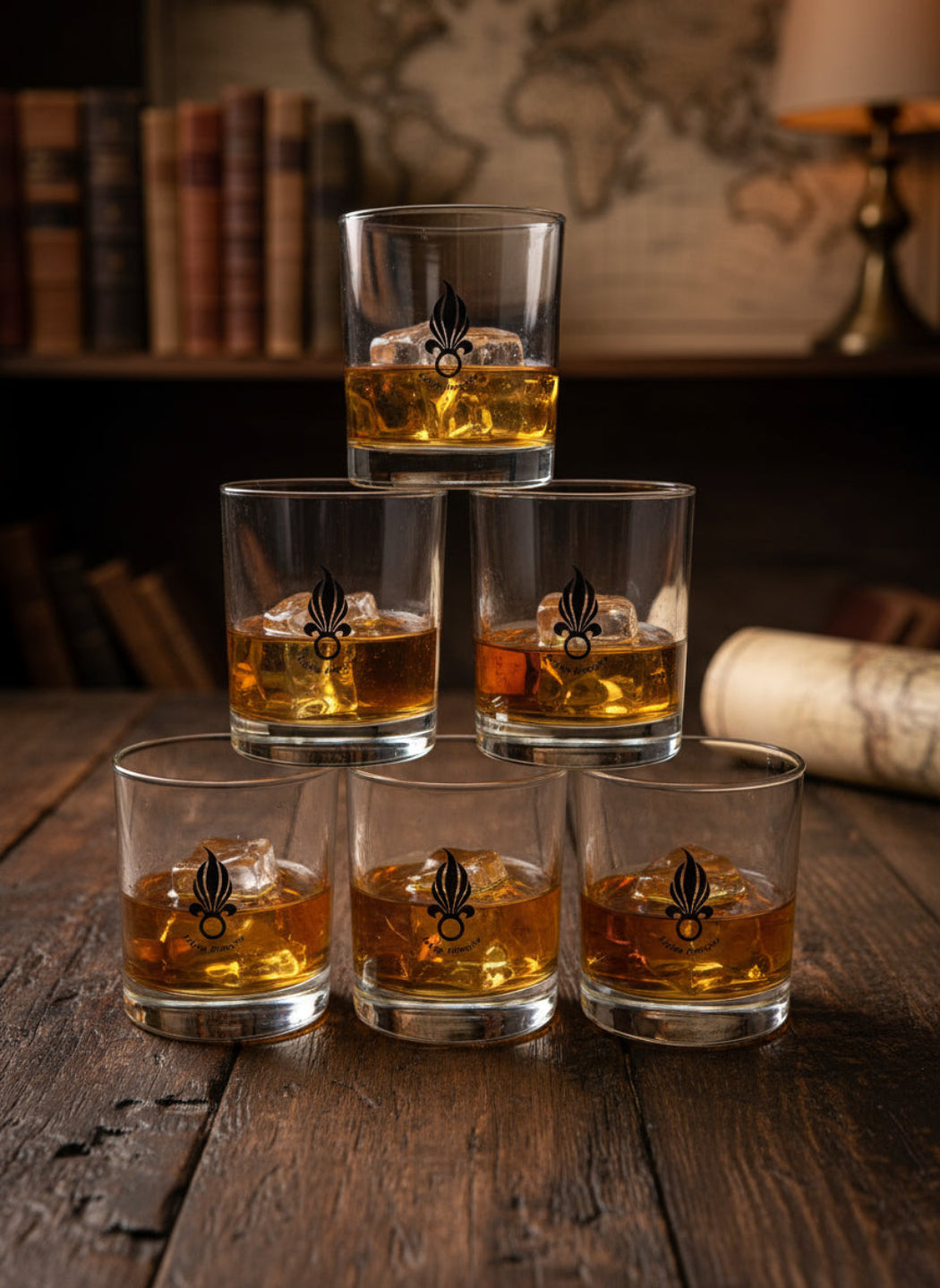 Verre à Whisky légion étrangère "Lot de 6"