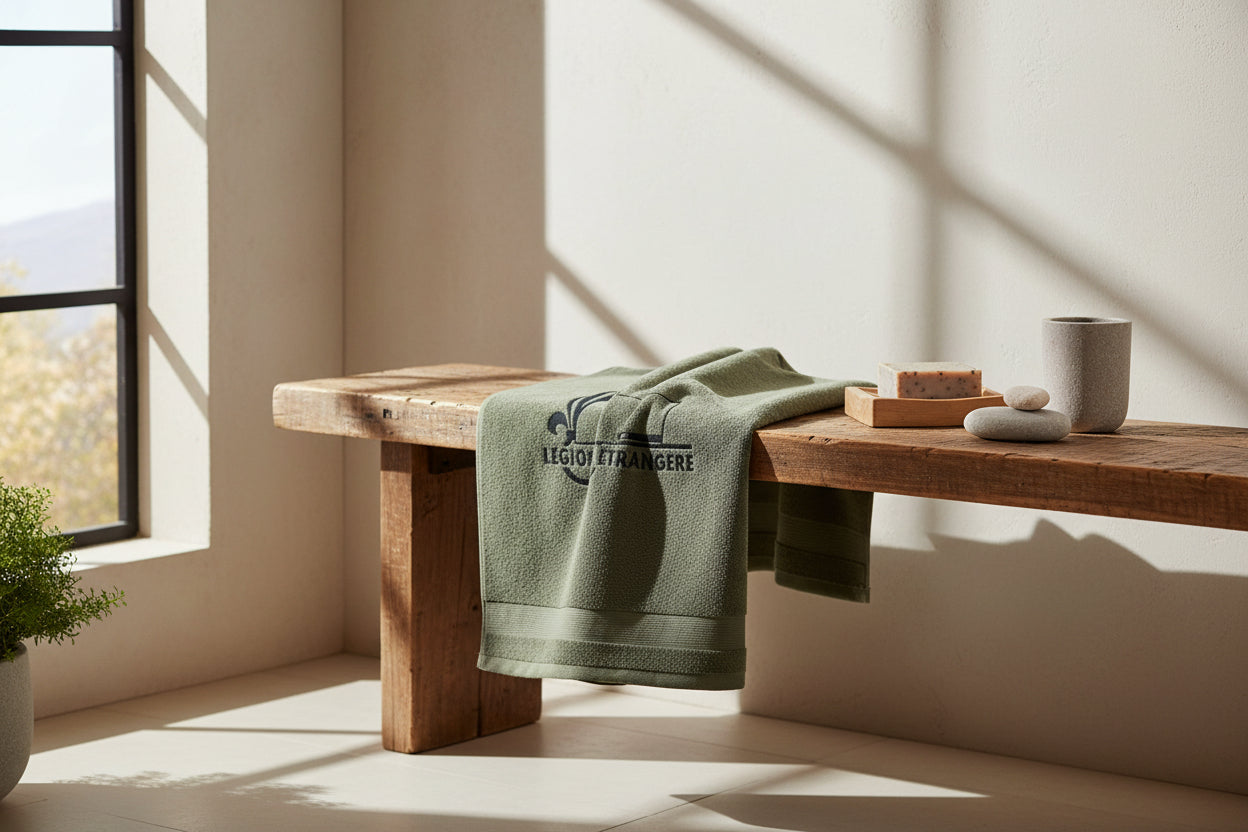 Serviette de toilette logo képi