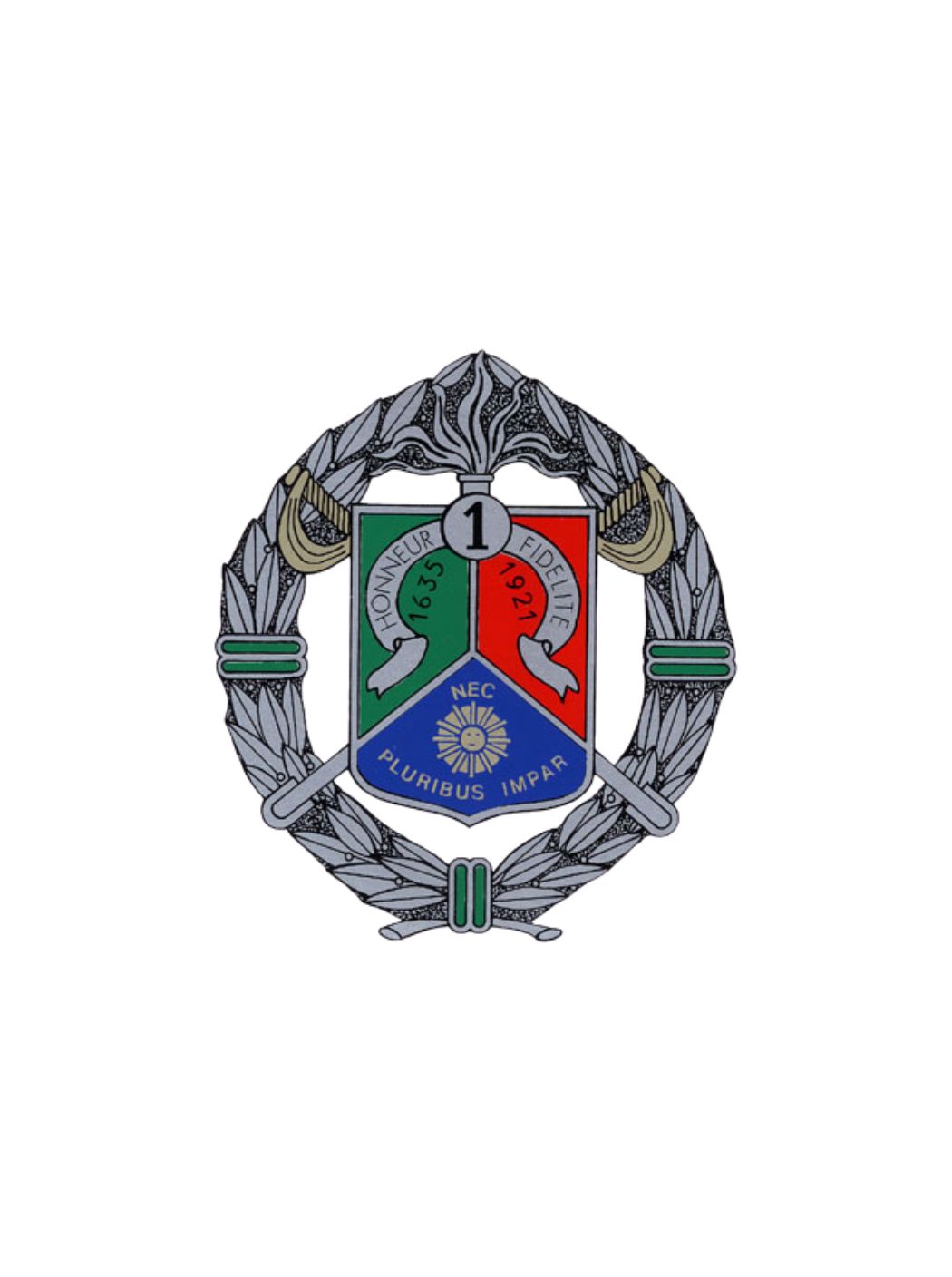 Aufkleber 1. Ausländisches Kavallerie-Regiment - Carpiagne