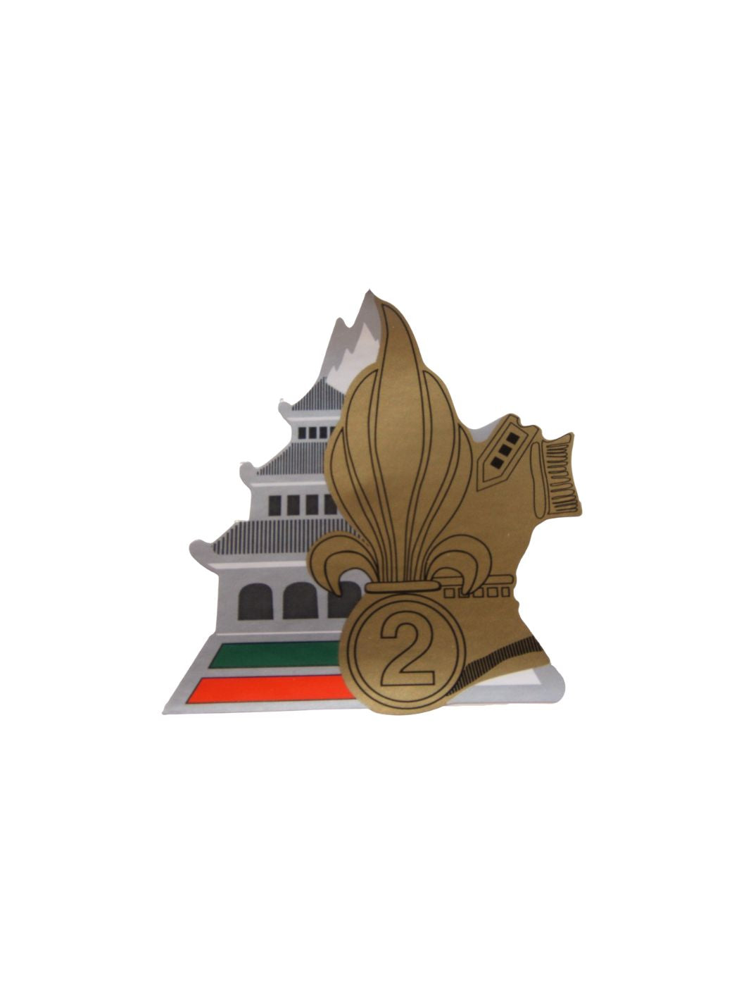 Aufkleber 2. Ausländisches Pionierregiment – ​​2°REG