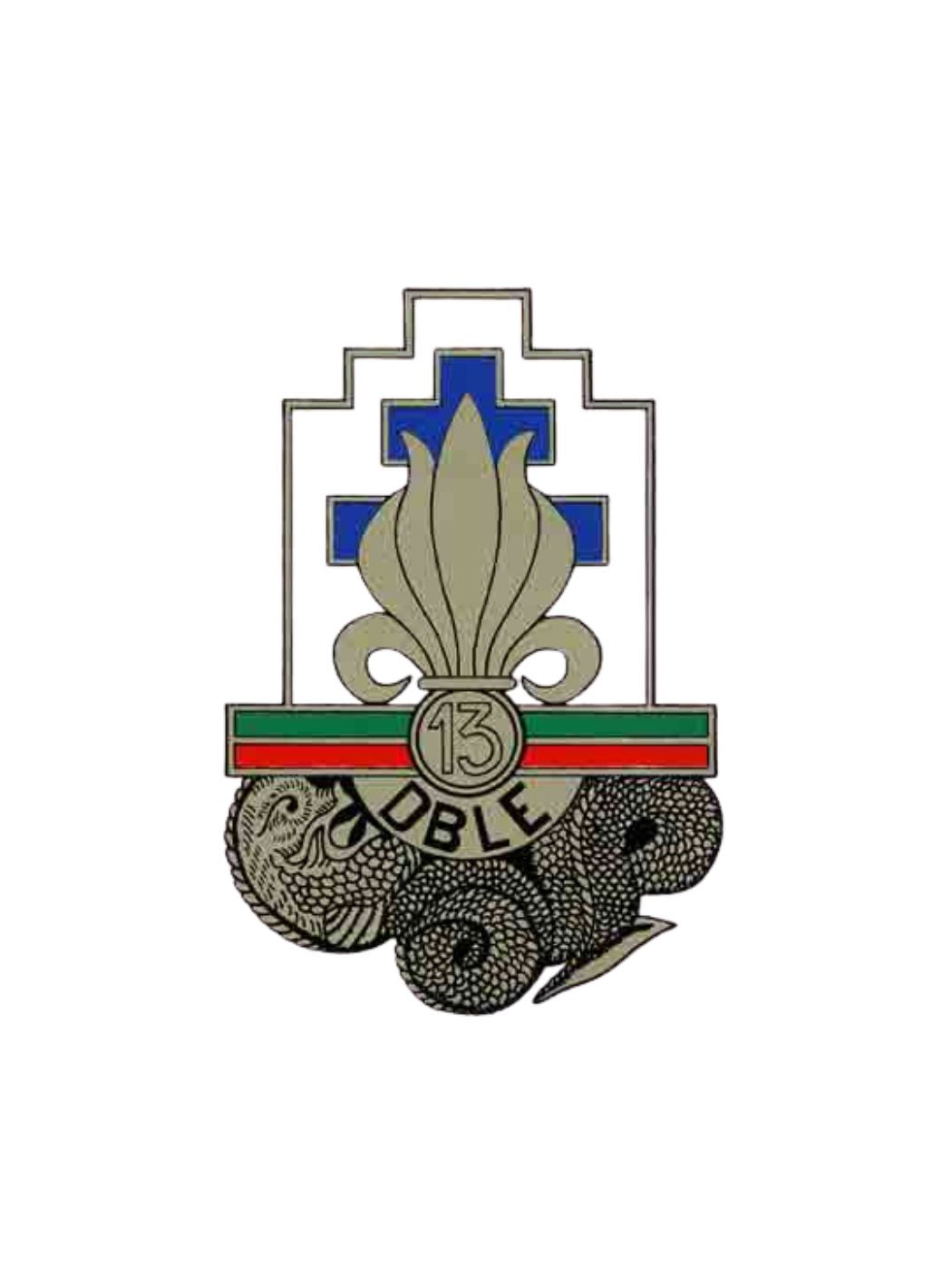 Aufkleber 13. Halbbrigade der Fremdenlegion