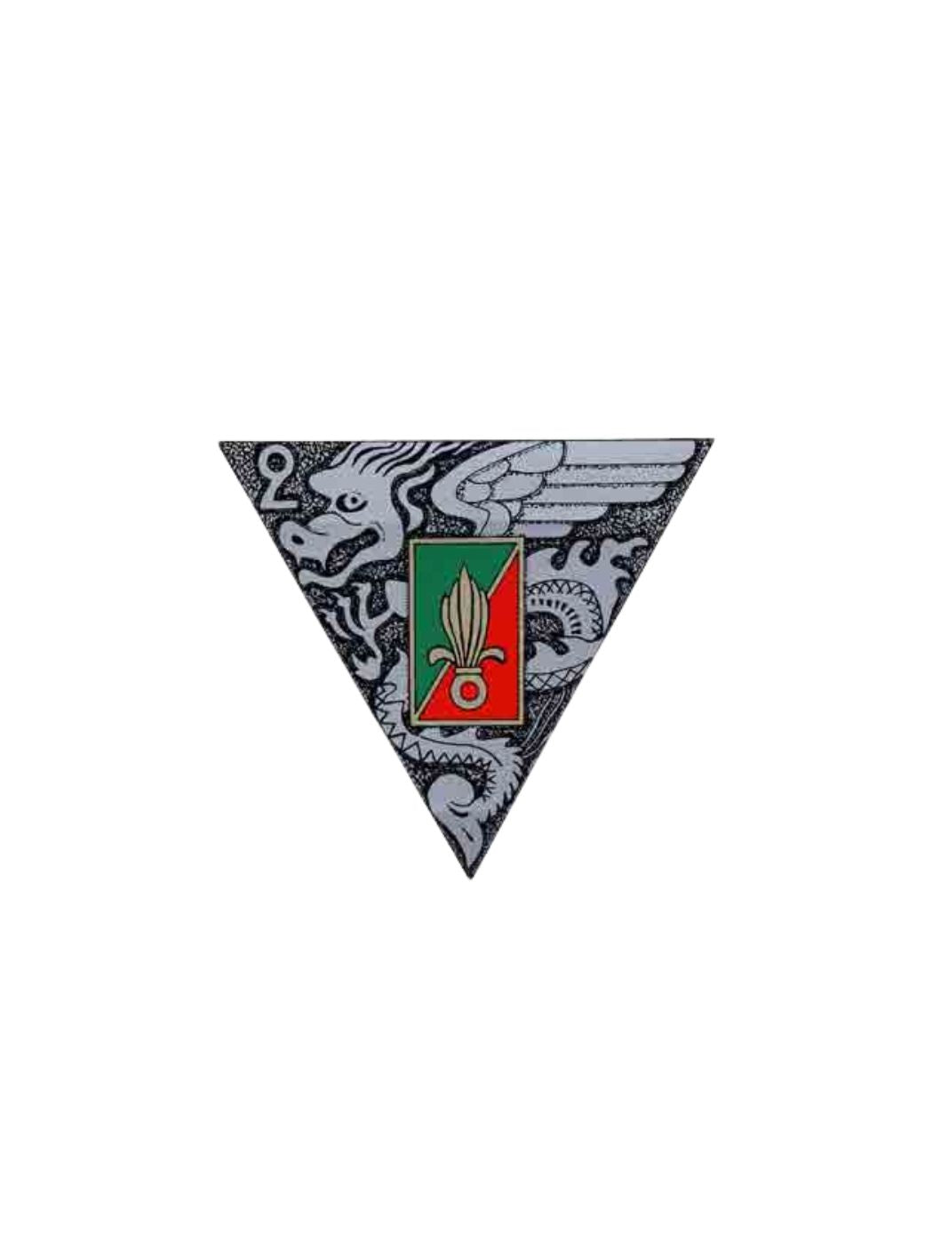 Aufkleber des 2. Ausländischen Fallschirmjägerregiments – 2°REP