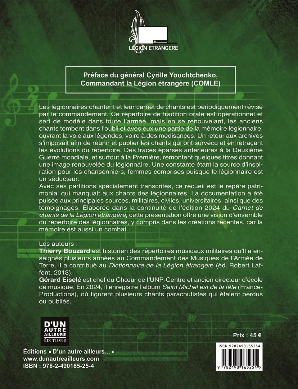 Le Grand Recueil des chants légionnaires