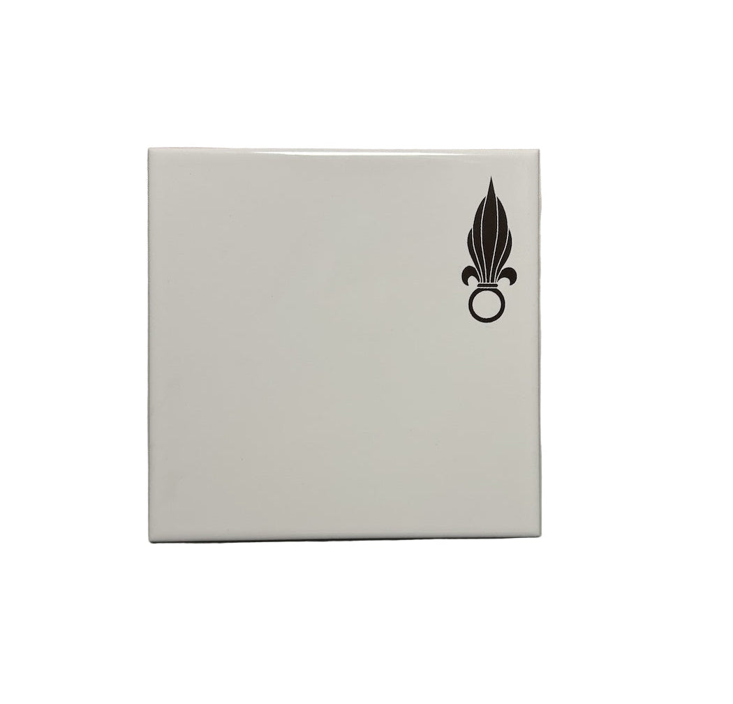 Carreau blanc brillant grenade Légion étrangère