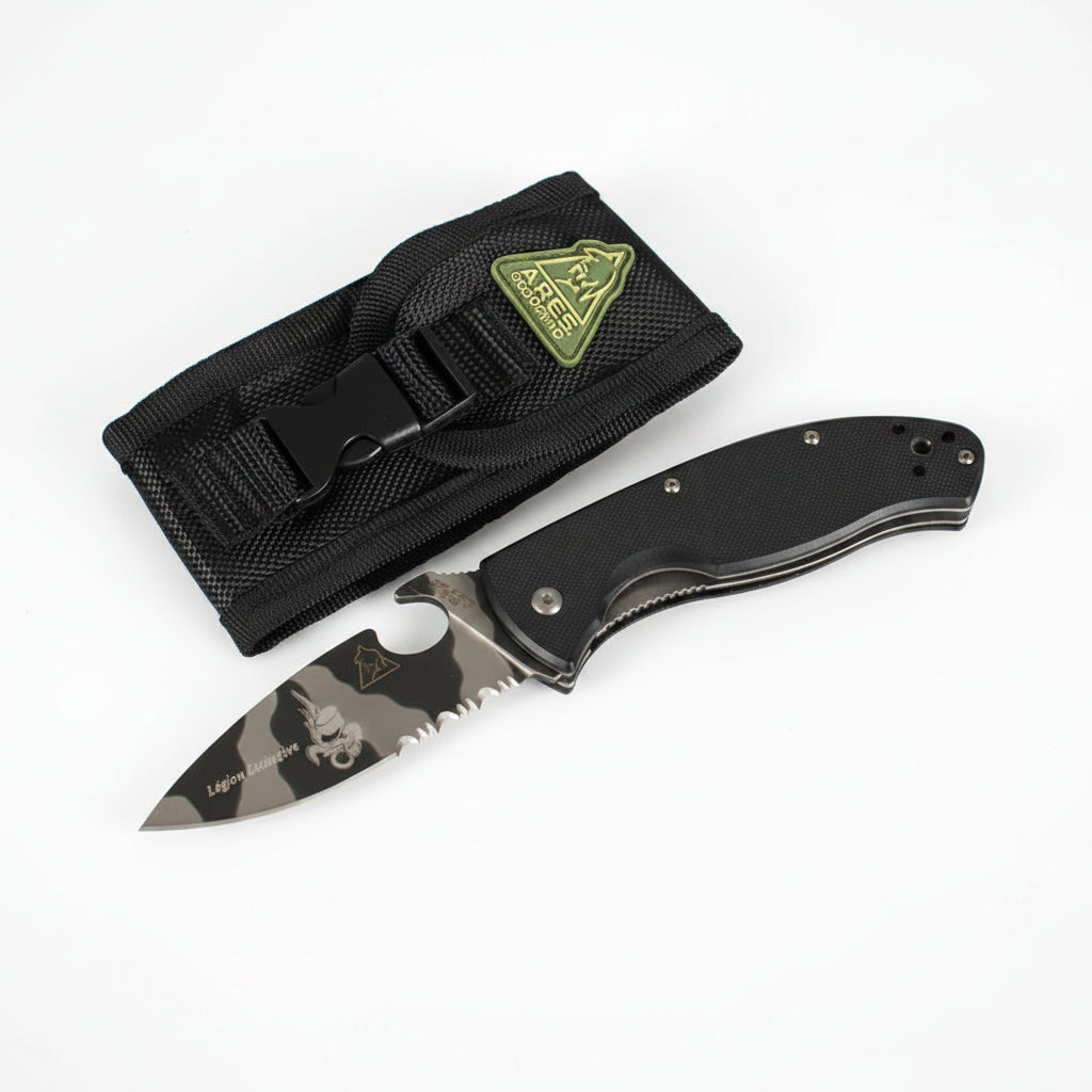 Couteau spider speed black camouflage