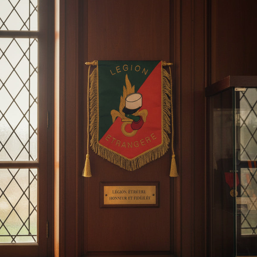 Bannière brodée logo Légion étrangère