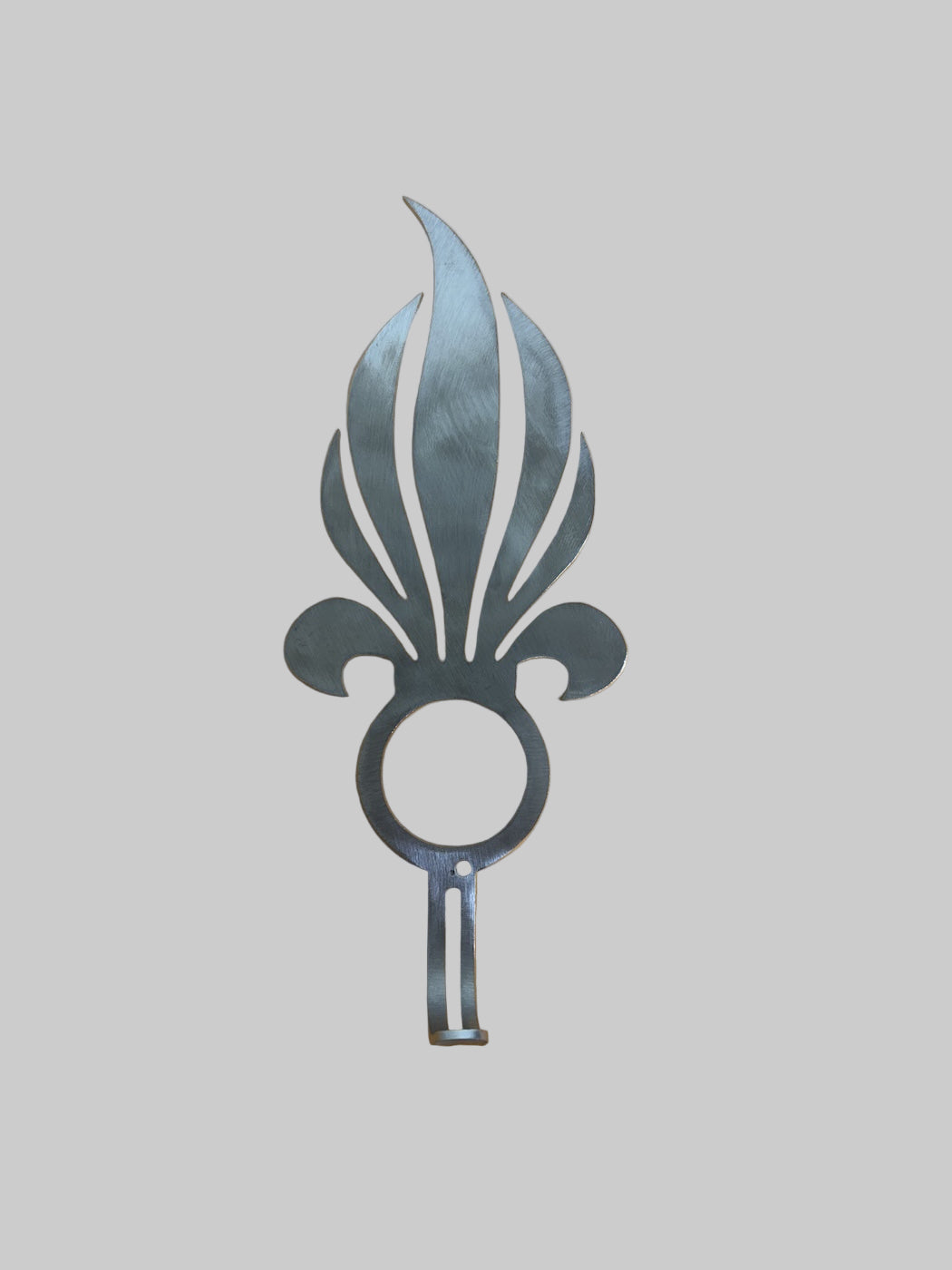 Patère flamme en Inox Légion étrangère