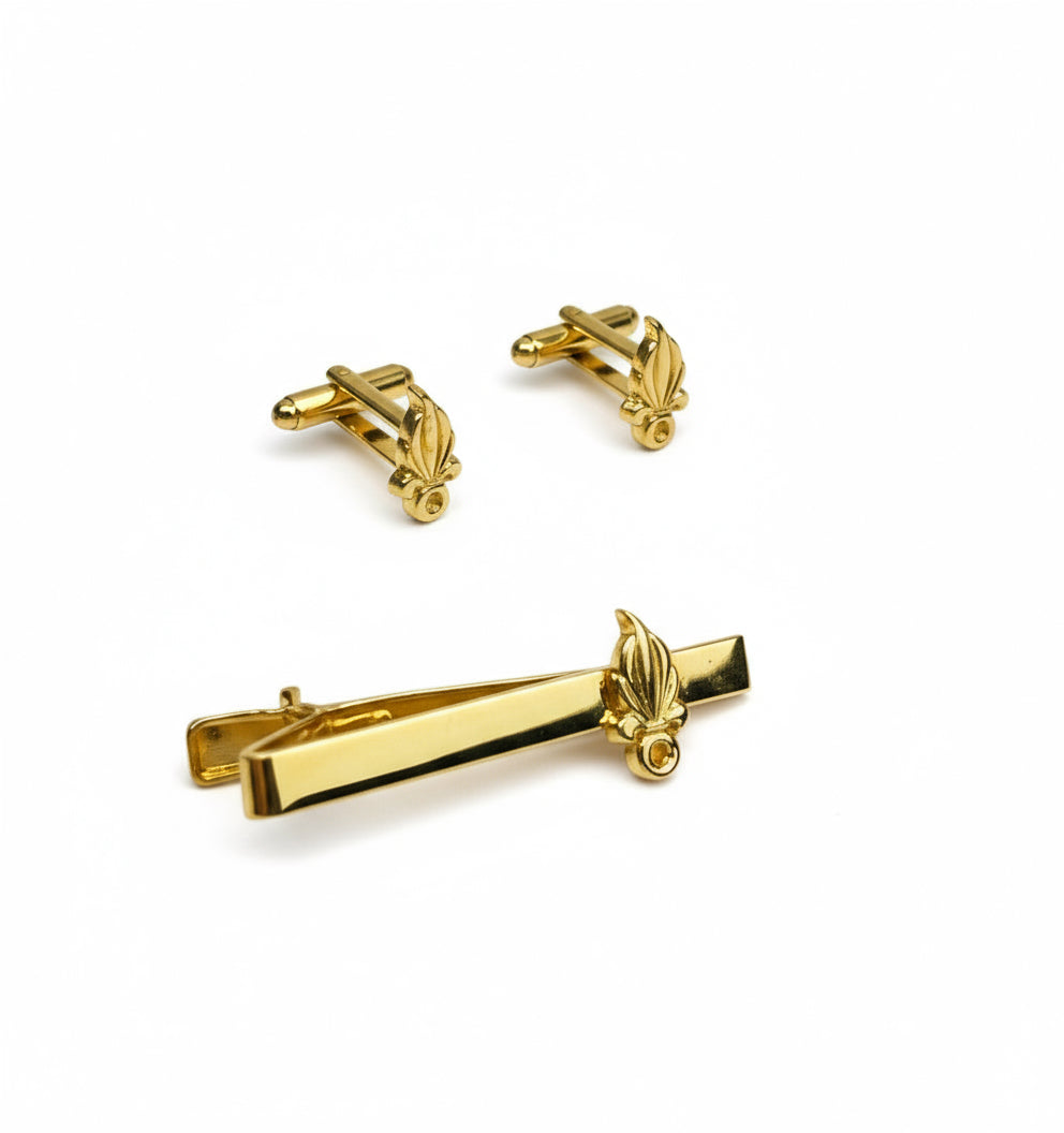 Coffret de Pinces à Cravate Boutons de Manchette Légion étrangère