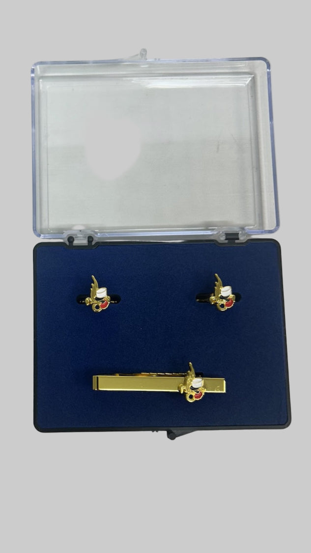 Coffret bout et pince à cravate Légion étrangère