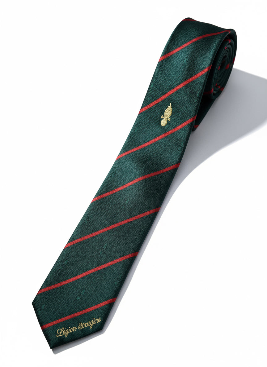 Cravate rayée Légion étrangère