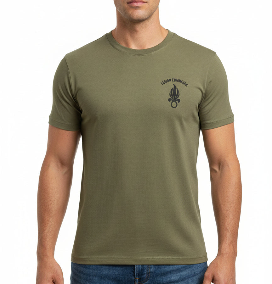 T-shirt en coton bio grenade Légion étrangère