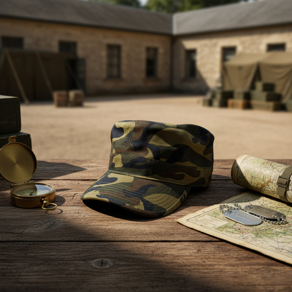 Casquette cubaine camouflage