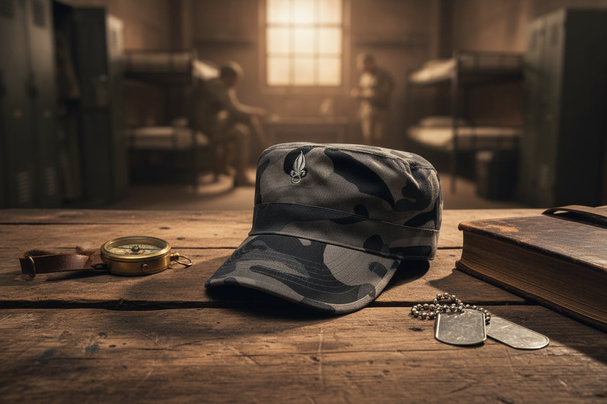 Casquette cubaine camouflage