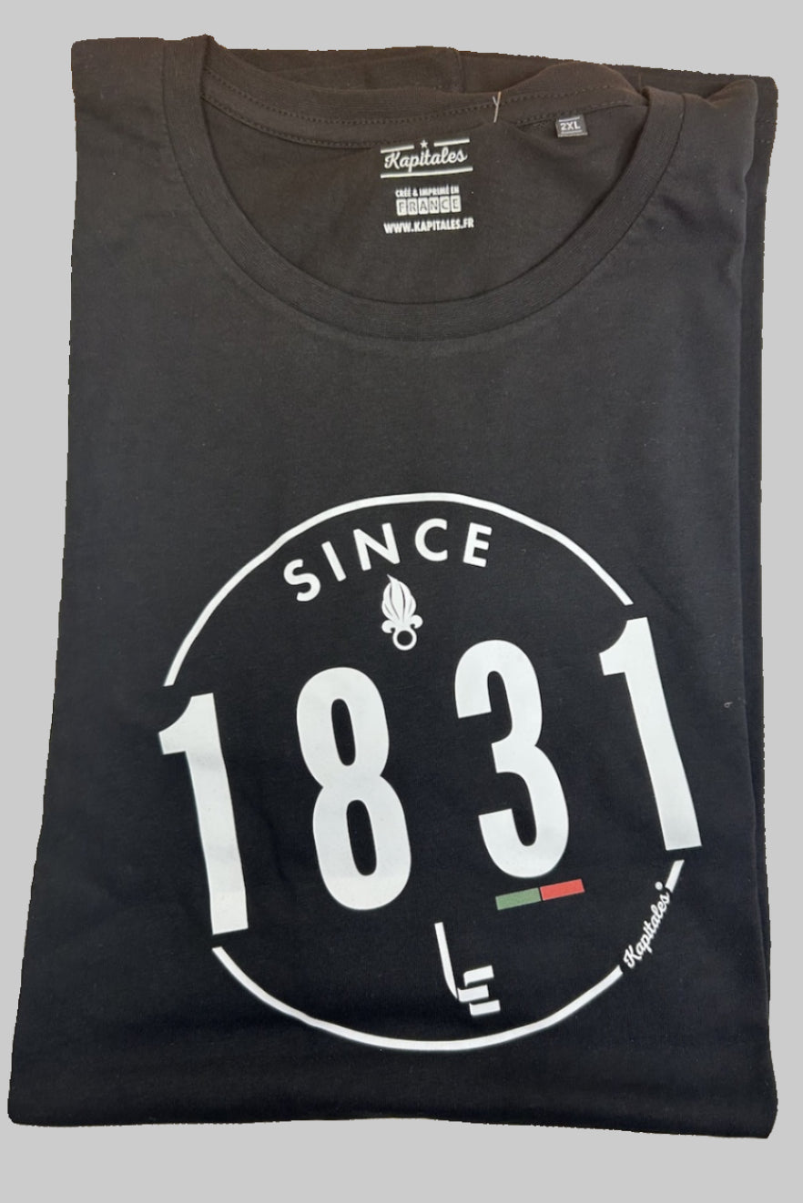 TEE-SHIRT Noir Légion étrangère pour Homme