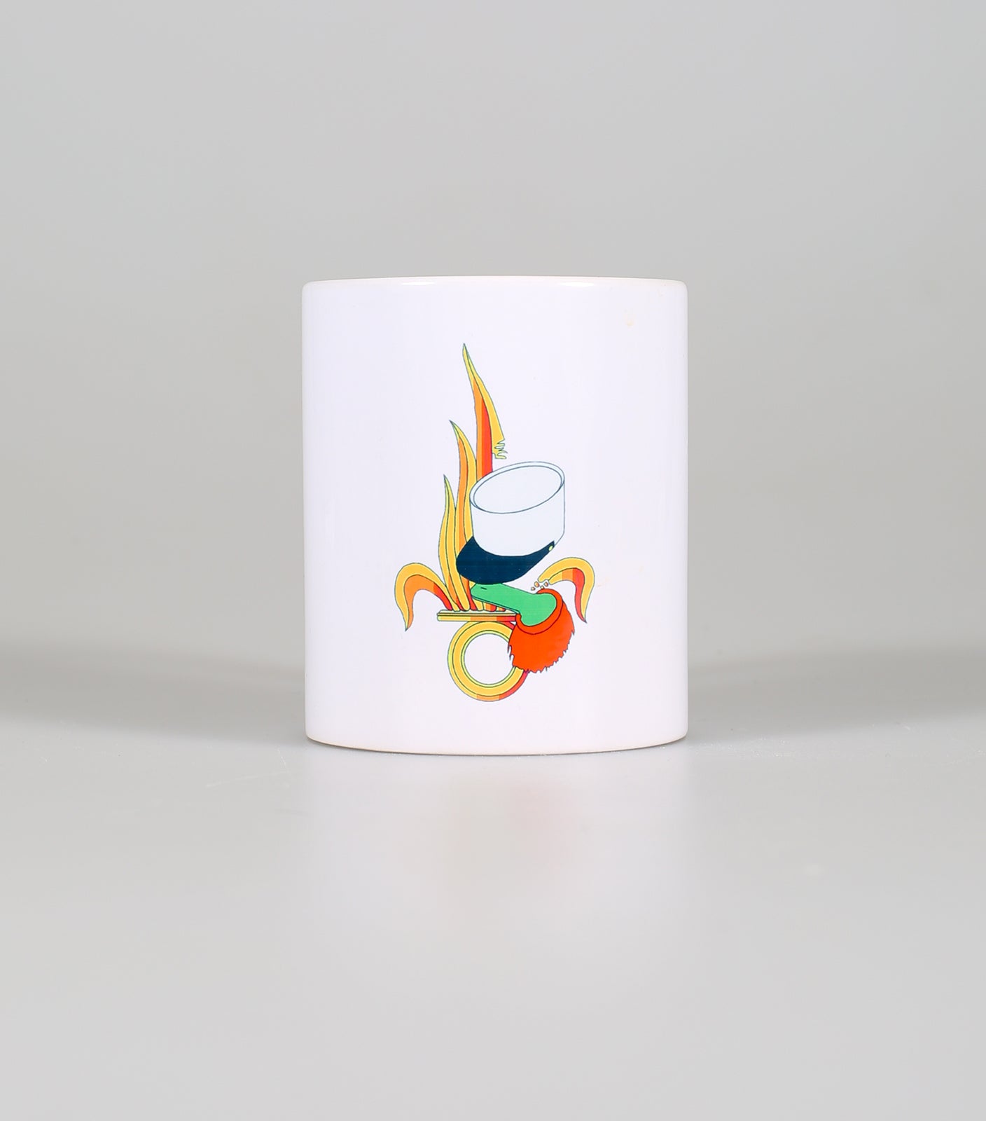Tasse mit dem Logo der Fremdenlegion – 7-Flammen-Granate, Käppi und traditionelle Schulterklappe