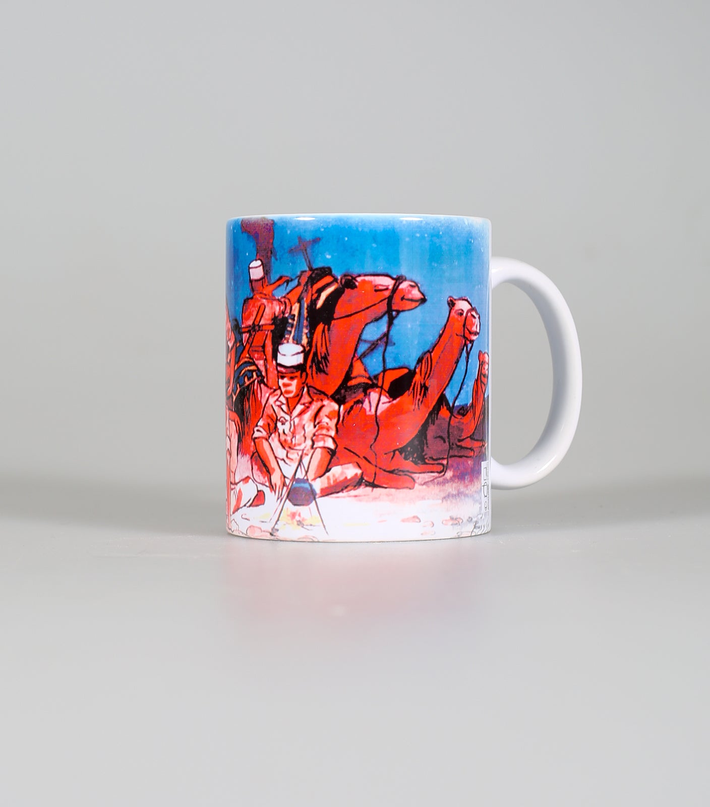 Christmas nativity scene mug "Christmas at the Foreign Legion"