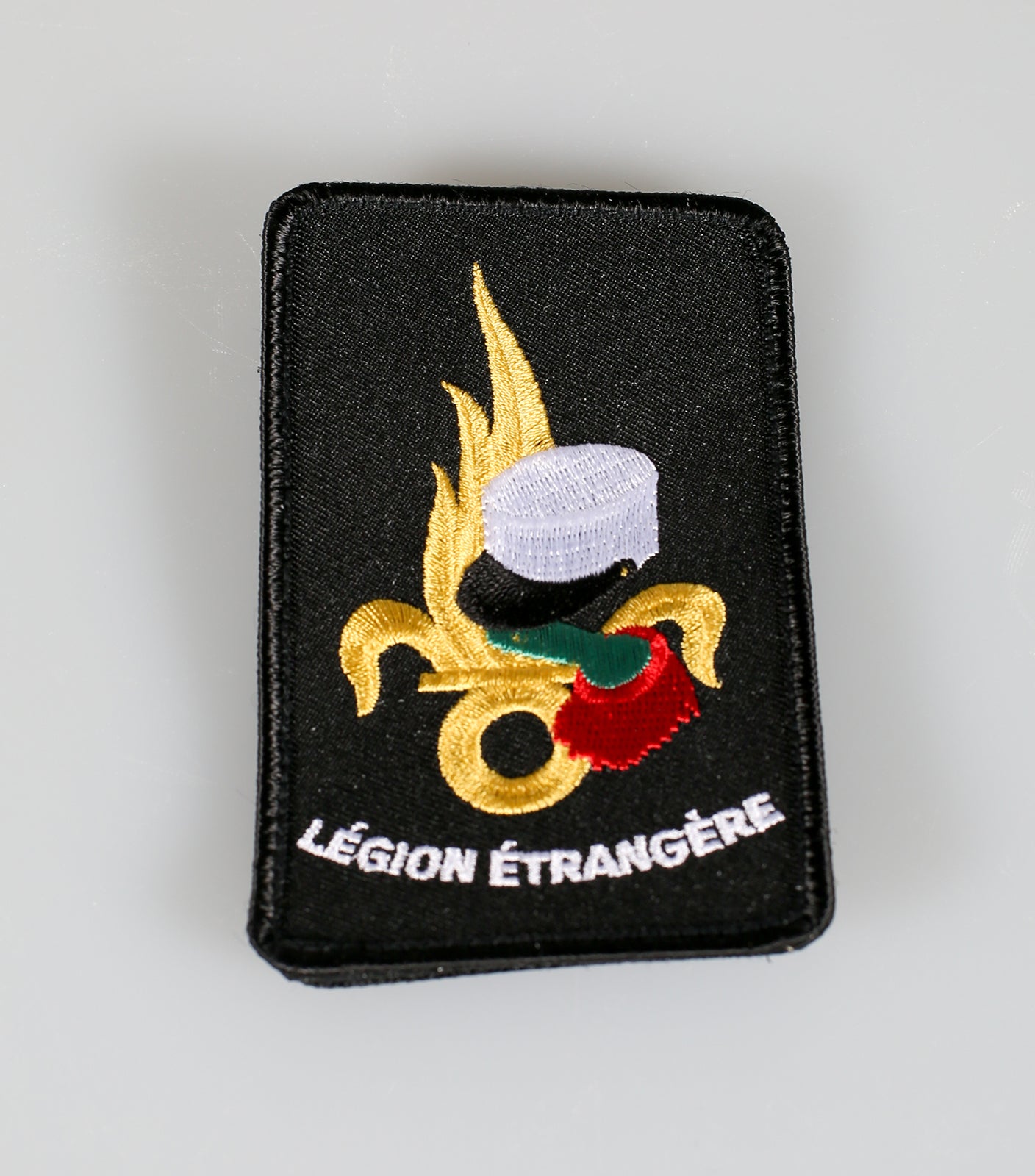 Black Foreign Legion Rectangle Badge